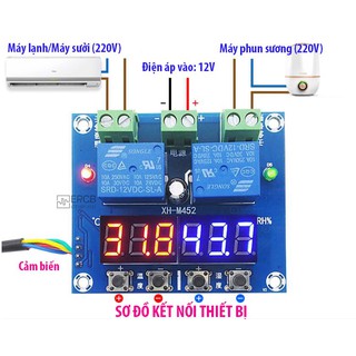 Mạch Điều Khiển Nhiệt Độ Độ Ẩm XH-M452