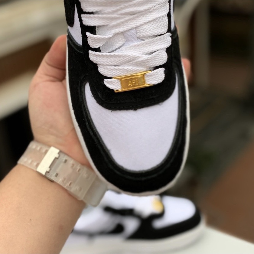 Giày Thể Thao Nam Nữ, Giày_Nike xám lông chuột Air Force 1 Hàng Đẹp da thật full hôp ,bill size 36_43