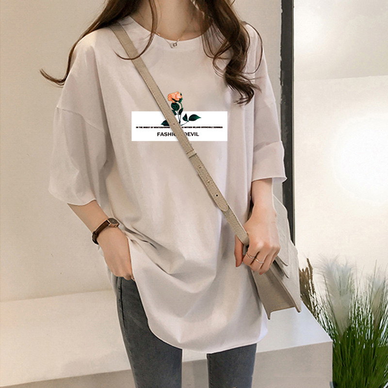 NRVP Áo Thun Ngắn Tay Dáng Rộng Thời Trang Cho Nữ