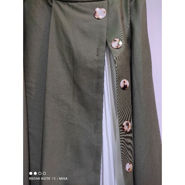 Chân váy kaki phối voan Vero Moda auth