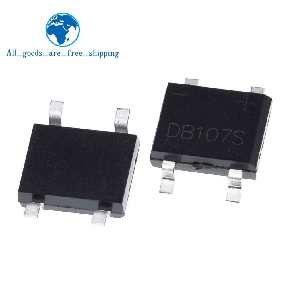 Set 10 Cầu Nối Đi Ốt Chỉnh Lưu Smd Db107 Db107S 1a 1000v