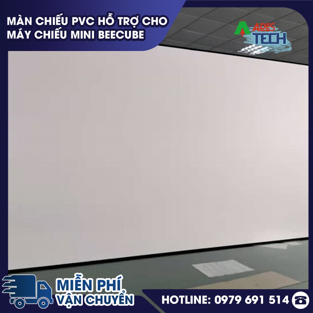Màn Chiếu PVC Hỗ Trợ Cho Máy Chiếu Mini BEECUBE - BẢO HÀNH 6 THÁNG