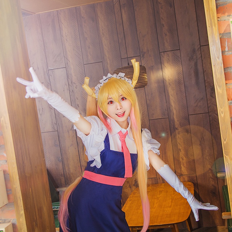 Bộ Tóc Giả Hóa Trang Nhân Vật Tohru Trong Phim Hoạt Hình Dragon Maid