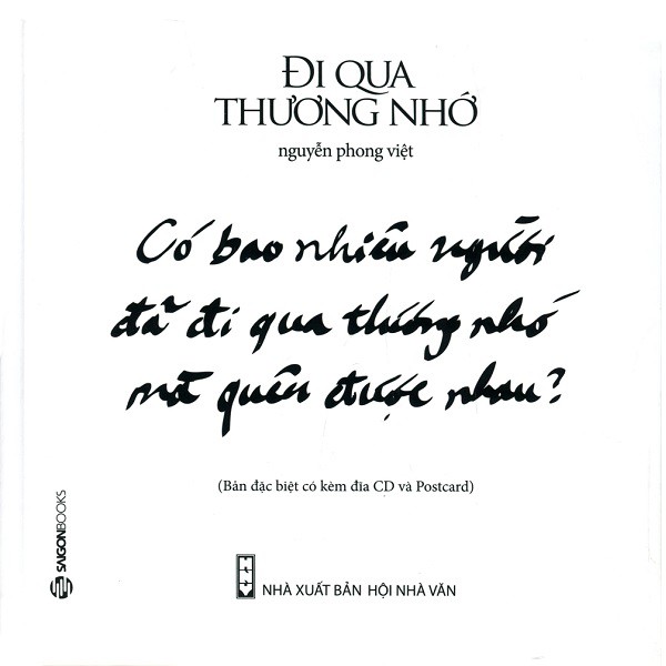 Sách - Combo Thơ Nguyễn Phong Việt :  Đi Qua Thương Nhớ + Sao Phải Đau Đến Như Vậy  (2 cuốn)