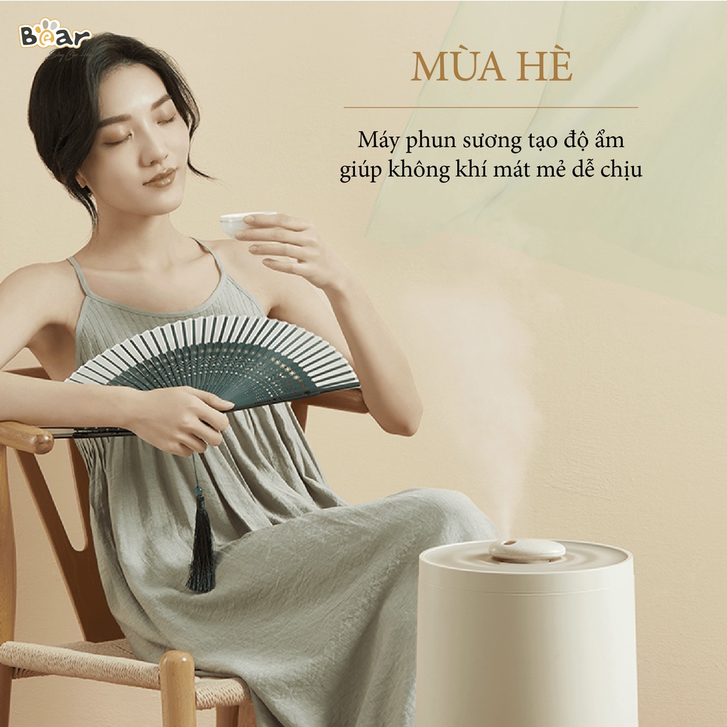 Máy tạo độ ẩm, máy phun sương Bear JSQ-C45U1 chính hãng bản quốc tế bảo hành 18 tháng