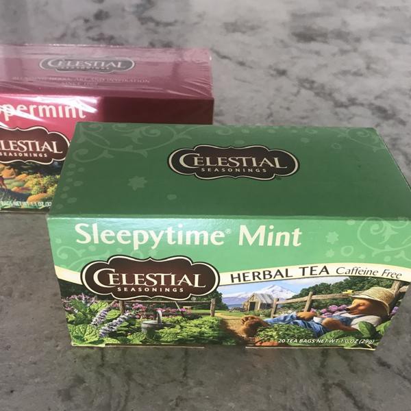 Trà ngủ ngon bạc hà Celestial Seasonings date 2023 (hàng Mỹ nguyên seal)