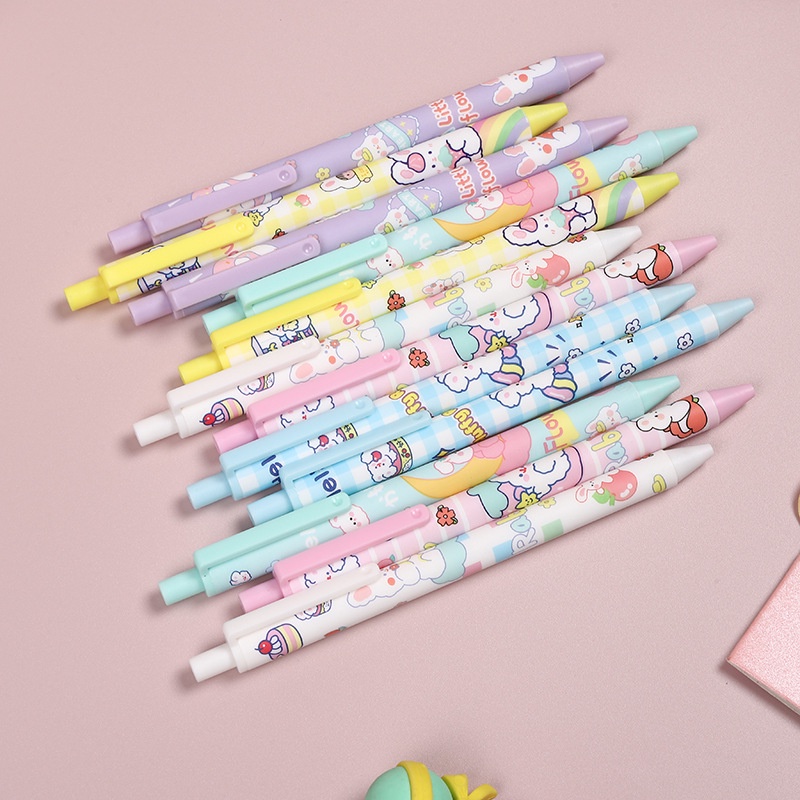 Bút Mực Nước Ngòi 0.5MM Thiết Kế Hoạt Hình Phong Cách Nhật Bản Dễ Thương Tiện Dụng Cho Văn Phòng