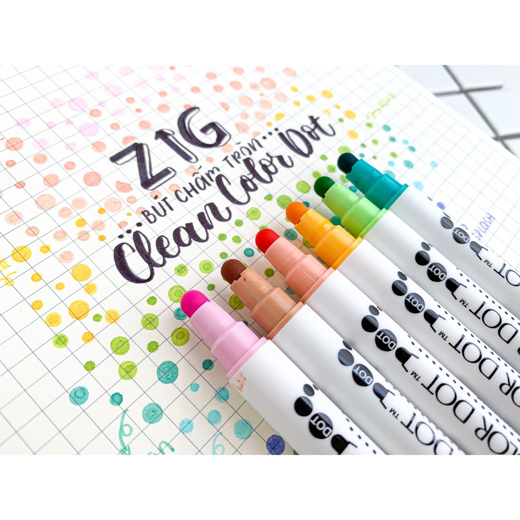 Bút Chấm Tròn ZIG Clean Color Dot // Hidari