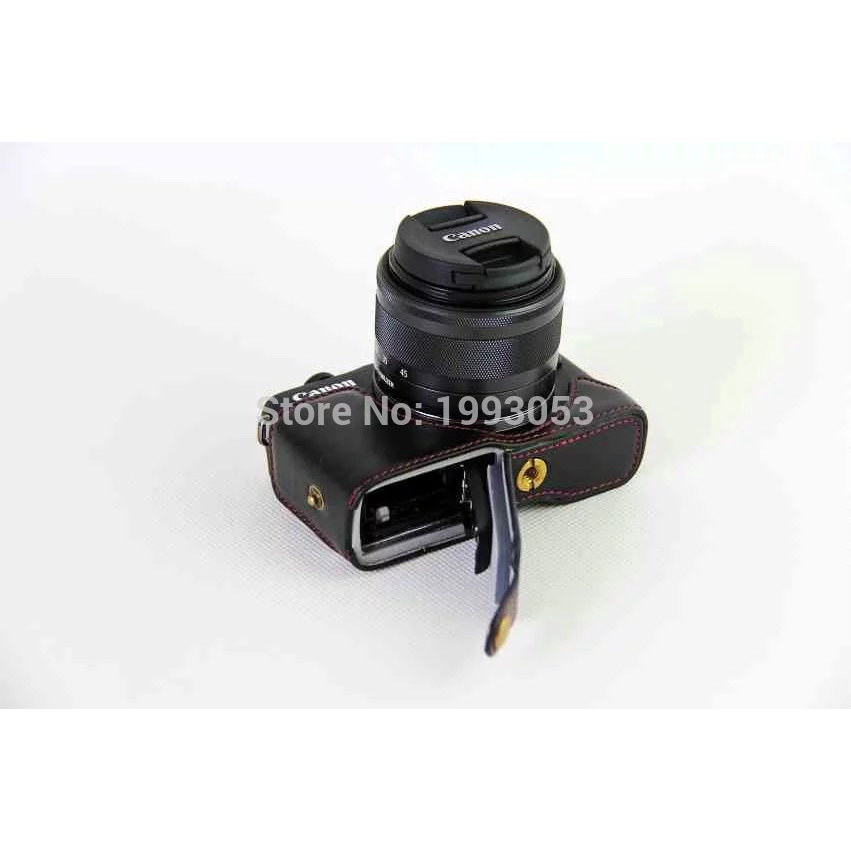 Ốp Da PU Mới Cho Máy Ảnh Canon EOS M10 EOS M100 EOS M200