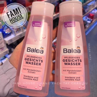 Toner Nước hoa hồng Balea (No alkohol) Đức 200ml