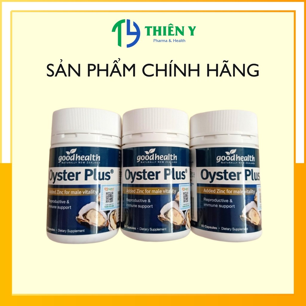 Tinh Chất Hàu Biển Oyster Plus Goodhealth, Tăng Sinh Lý Nam, Hộp 60 Viên, Nhập Khẩu Chính Hãng - Thiên Y Pharmacy