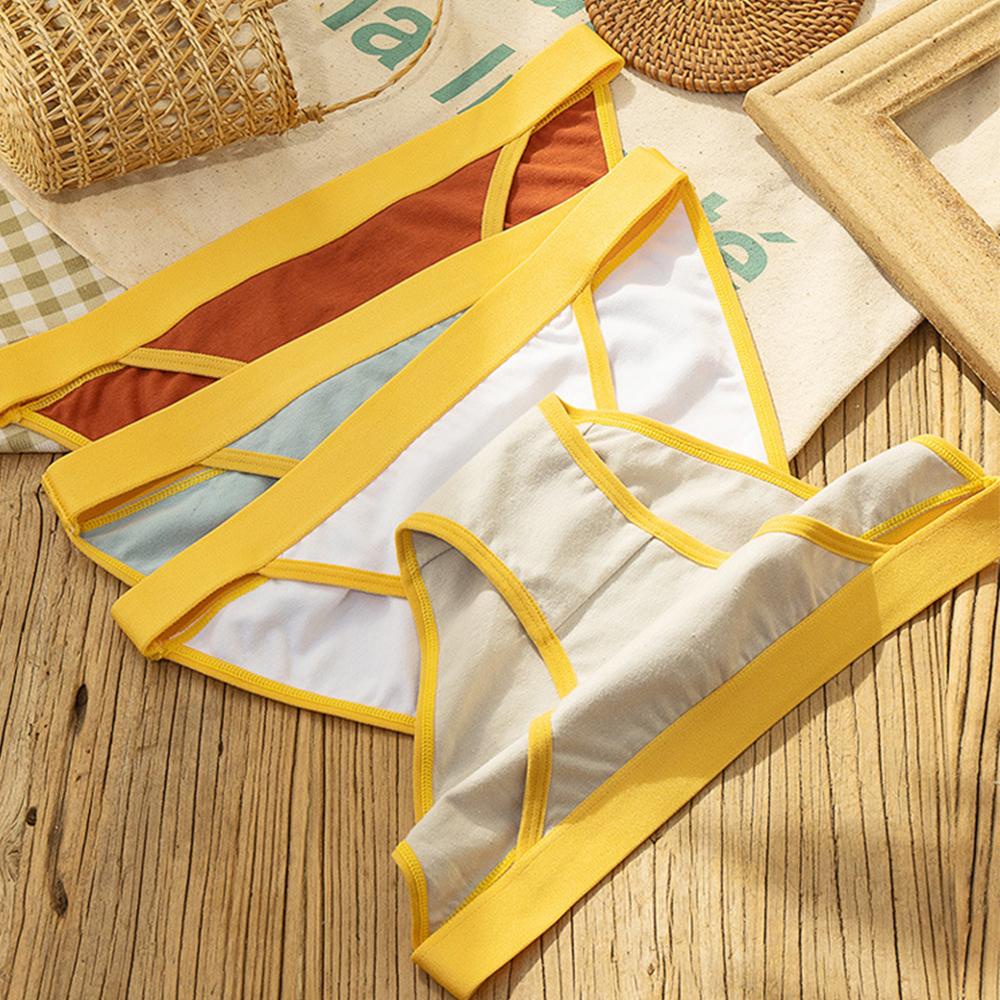 EXPEN Quần Lót Cotton Lưng Thấp Thoáng Khí Thoải Mái Cho Nữ