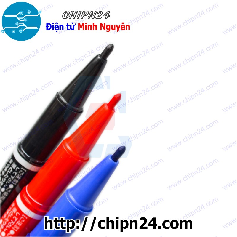 [2 CÂY] Bút lông dầu vẽ mạch ĐEN