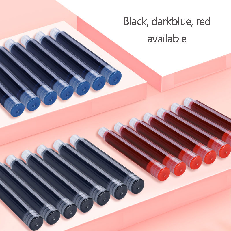 2 Bút máy ngòi 0.38 mm với 10 ruột bút thay thế tiện lợi
