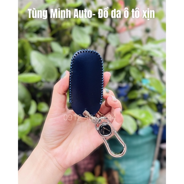 Bao da chìa khoá Vinfast Fadil bản độ lên star - top da thật 100%