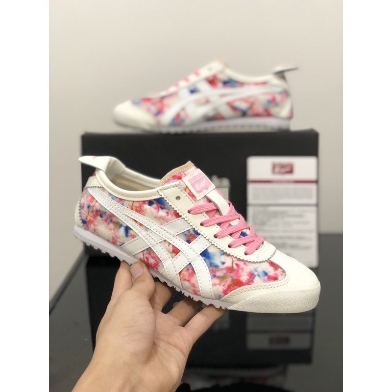 Giày Thể Thao Asics Onitsuka Tiger 66 Vải canvas Thiết Kế Cá Tính Cho Nam Và Nữ