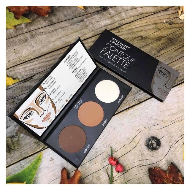 Tạo khối City Color Contour Palette 3 ô dạng phấn 80g