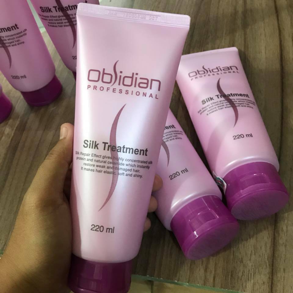 Hấp lạnh siêu mượt Obsidian Silk Treatment 220ml | BigBuy360 - bigbuy360.vn