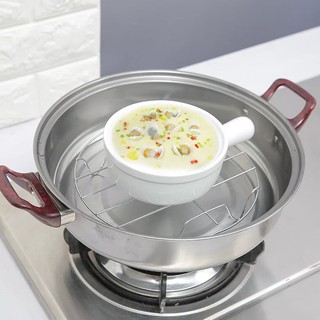 Vỉ Hấp 4 Chân, Vỉ Hấp Inox 4 Chân (19cm)