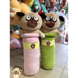 GỐI ÔM CHÓ MẶT XỆ,CHÓ NÔ TÀI 70cm CAO CẤP,MINISO MỀM NHŨNG,SIÊU MỊN