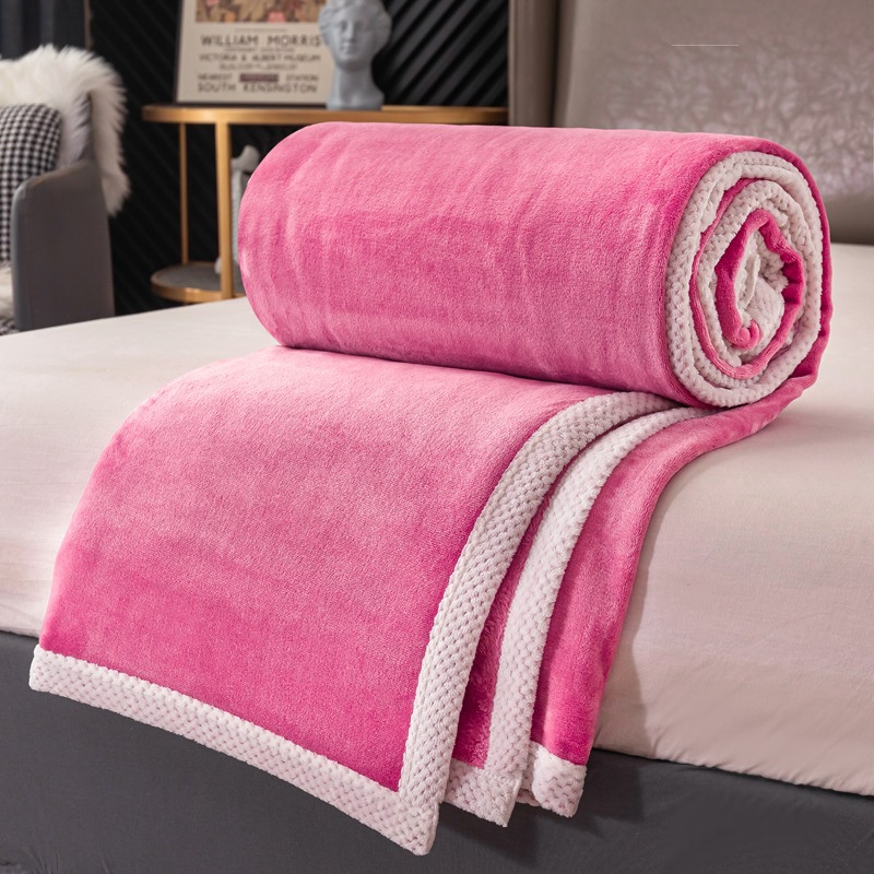 Chăn Flannel Dày Mềm Mại Giữ Ấm Mùa Đông 300Gsm