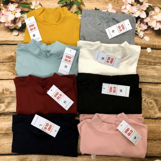 Áo giữ nhiệt nữ cổ cao