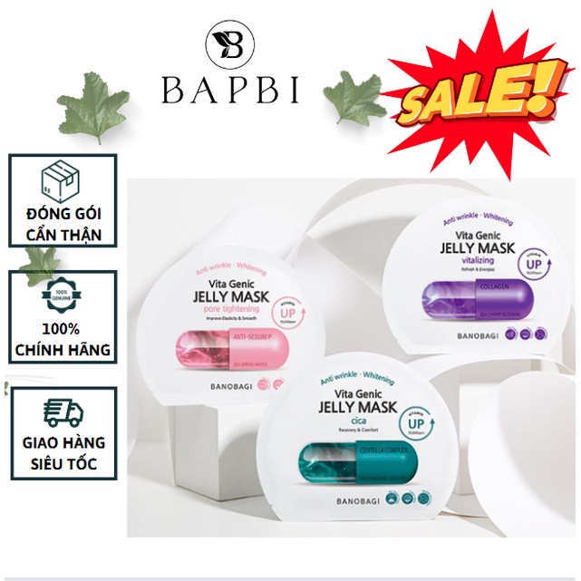 Mặt Nạ Banobagi Vita Genic Jelly Mask Hàn Quốc Mẫu Mới 30ml