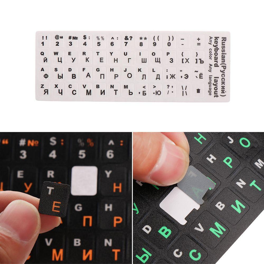 Miếng Dán Trang Trí Bàn Phím Laptop Bằng Chất Liệu PVC Mờ