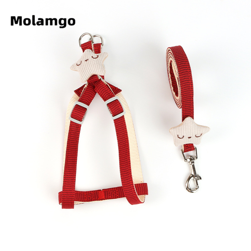 MOLAMGO  Dây Dắt Thú Cưng Đi Dạo Hình Ngôi Sao Xinh Xắn