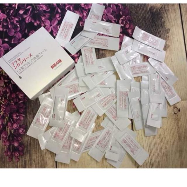 (Cam kết hàng chính hãng)1 gói ủ trắng nhau thai Nhật