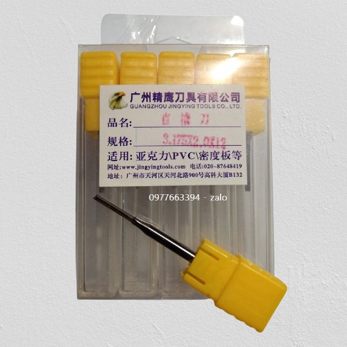 Dao cắt alu gương 2 me thẳng