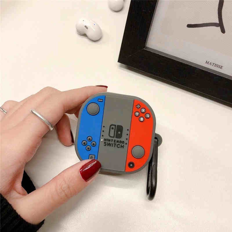 Ốp Case Silicon Bảo Vệ cho tai nghe Galaxy Buds Pro/ Buds 2/ Buds 2 Pro Hình Nintendo Switch