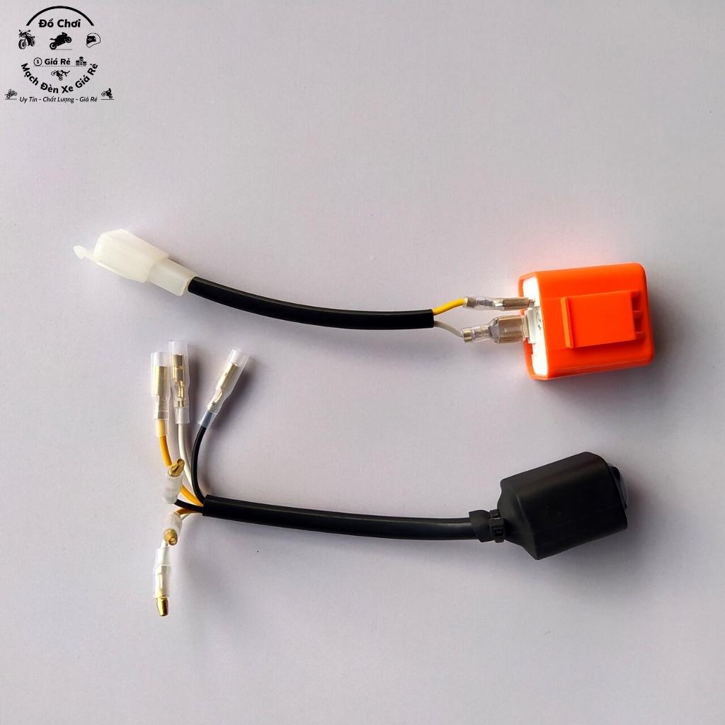 Mạch hazard cho vario, Mạch ưu tiên xe máy lắp như zin kèm cục chớp điện tử chỉnh nhanh chậm