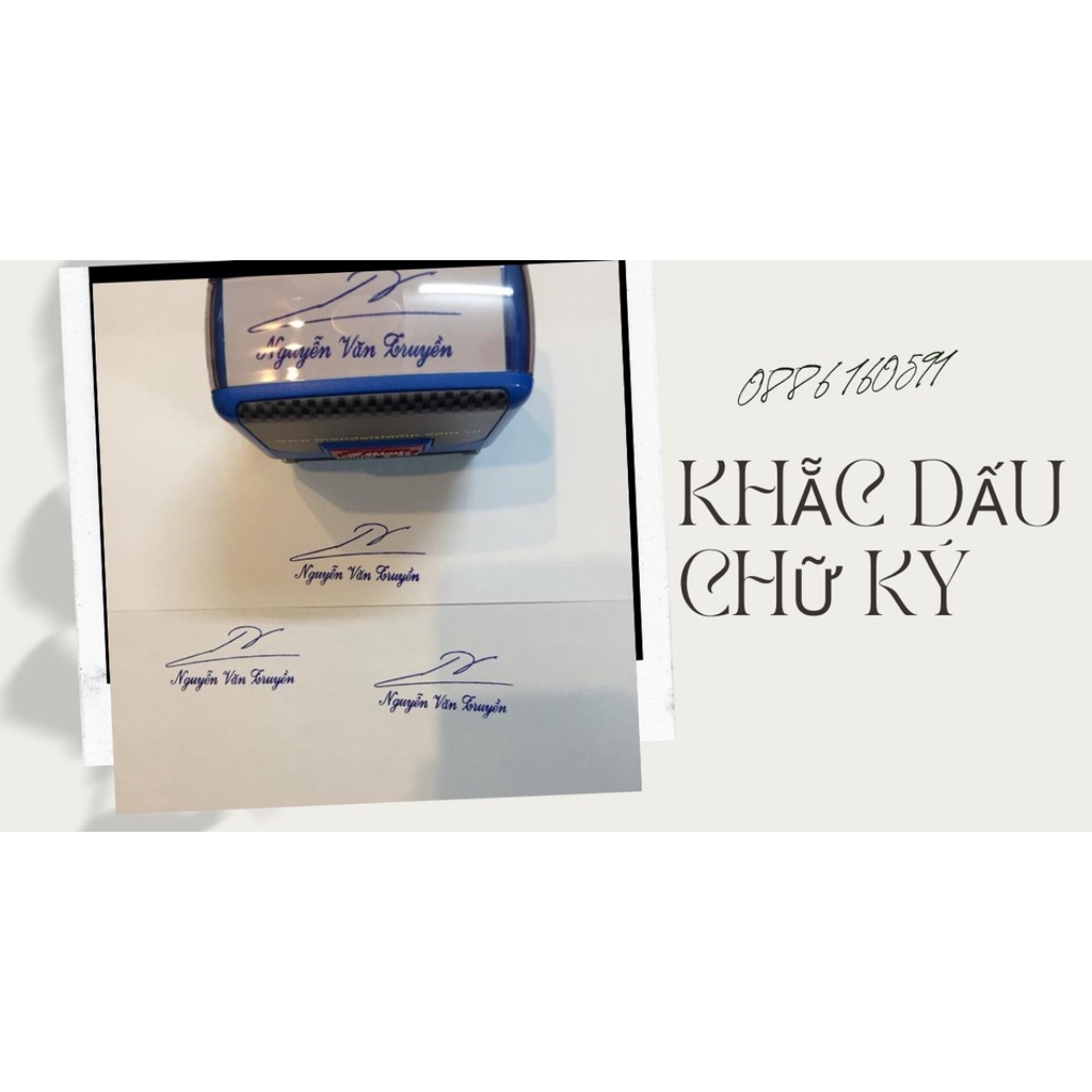 Khắc dấu chữ ký theo yêu cầu