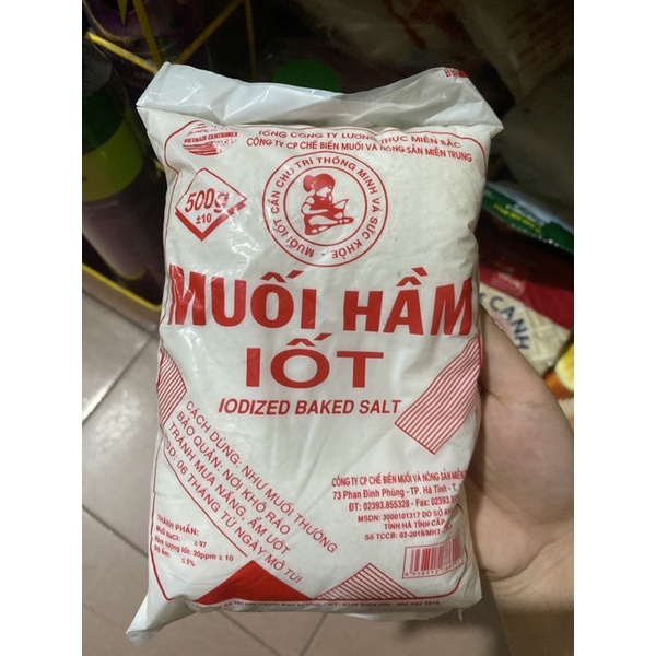 Muối hầm iot gói 500g