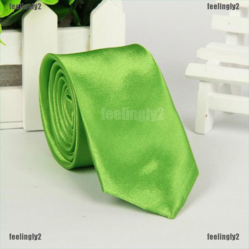 ❤Mặt Trời❤ Cà Vạt Lụa Trơn Thời Trang Cá Tính Trẻ Trung Cho Nam 22 Màu Lựa