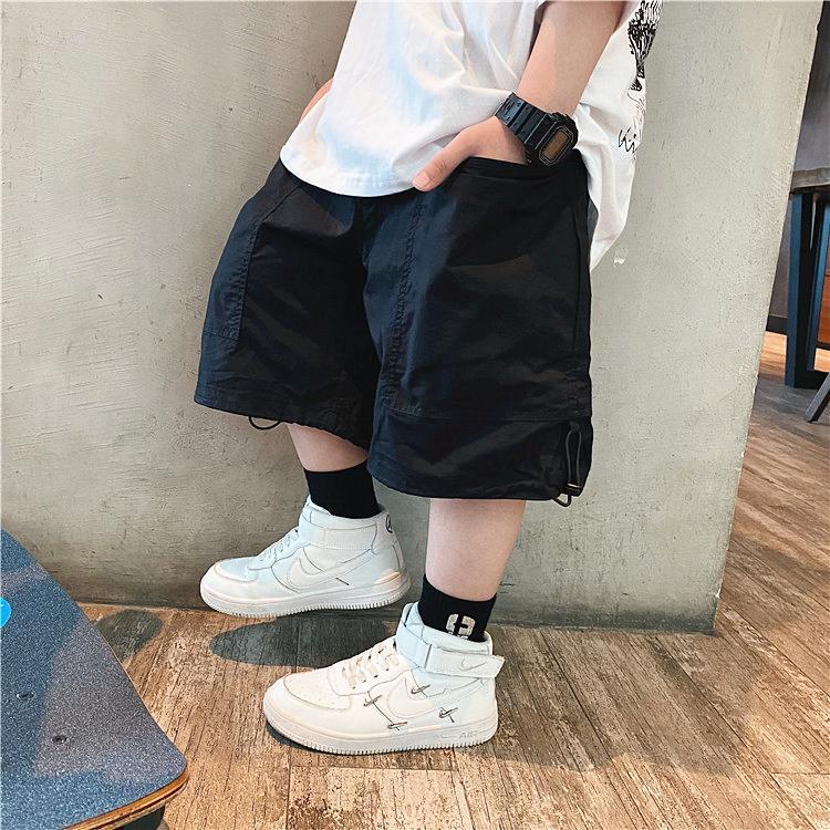 Quần short 100% cotton ống rộng thời trang trẻ em trai