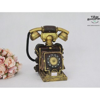 Mô hình điện thoại quay số cổ điển số 08 TAN