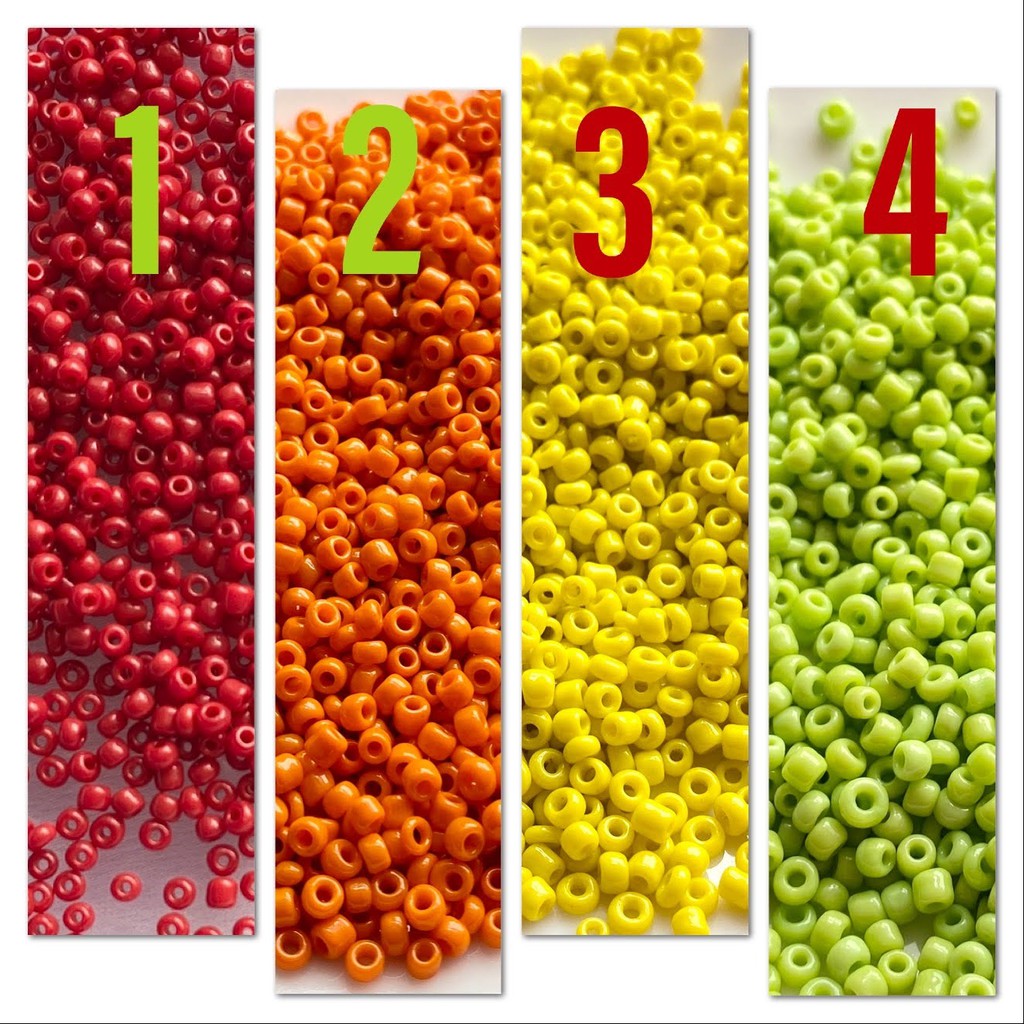 Hạt Cườm Nhỏ Size 2mm Nhiều Màu