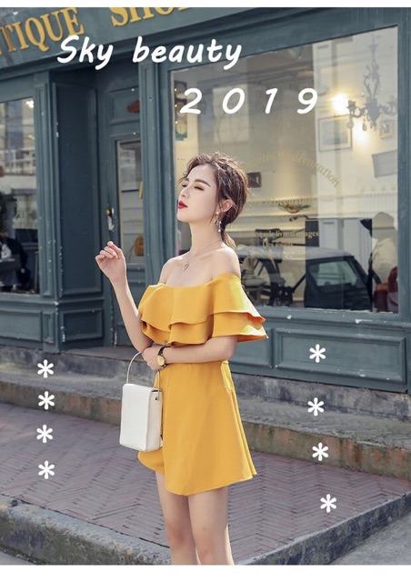 Jum rớt vai bánh bèo siêu xinh trẻ trung năng động