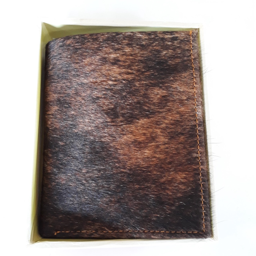 Ví Nam Đứng Da Bò Thật Nguyên Lông Đẹp Độc Lạ HKT Shop VN357