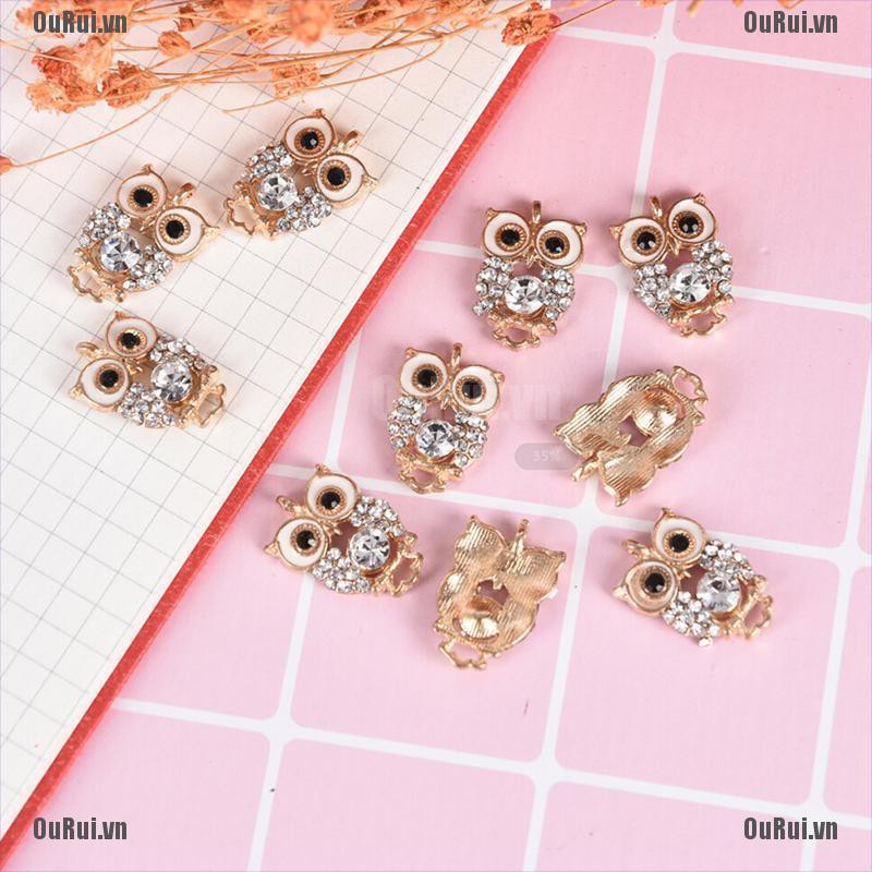 Set 10 Mặt Dây Chuyền Hình Cú Mèo Dễ Thương