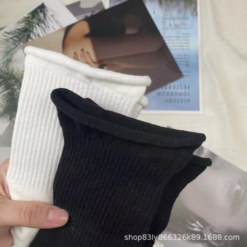 Vớ Cổ Thấp Màu Trơn Thoáng Khí Phong Cách Yang Mi Thời Trang Hàn Quốc Cho Nữ