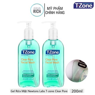 Gel Rửa Mặt Newtons Labs T-Zone Clear Pore Thông Thoáng Lỗ Chân Lông Facial Wash