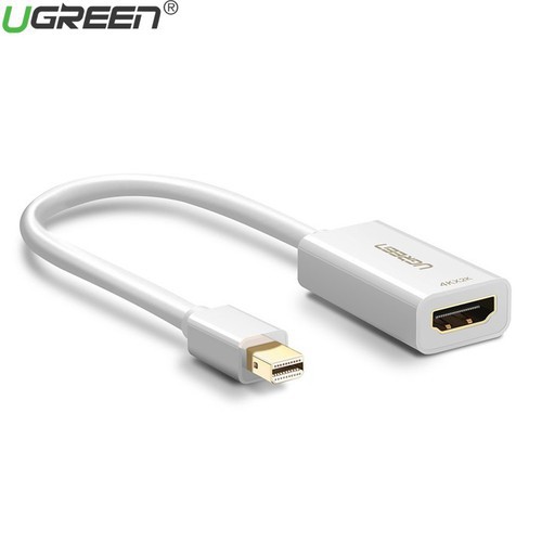 [Mã ELHACE giảm 4% đơn 300K] Cáp Chuyển Mini Displayport Sang HDMI UGREEN 40361 4K*2K - Thunderbolt To HDMI