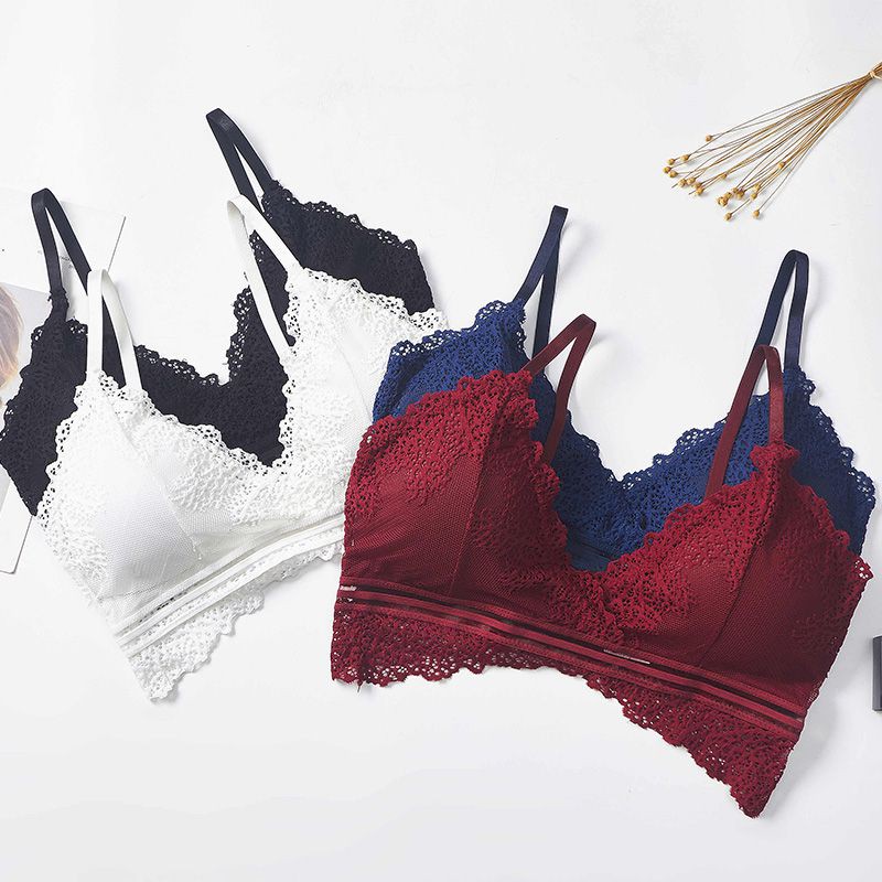 Áo ngực ren Jacquard không gọng