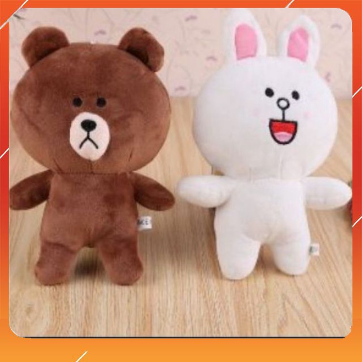 (Tặng kèm 2 áo gấu )Combo 2 Gấu Brown +Cony siêu đáng yêu