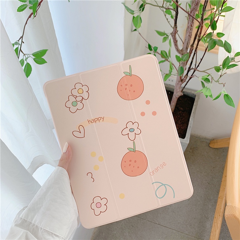 Ốp Máy Tính Bảng Hình Quả Cam Xinh Xắn Phong Cách Hàn Quốc 2020 Cho Ipad Air2 mini5