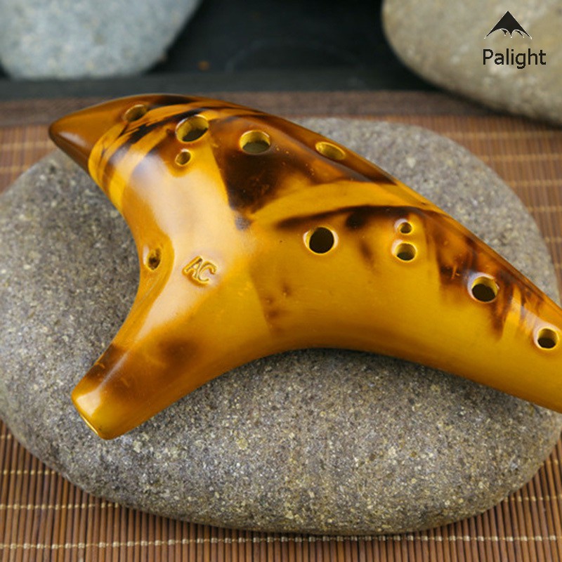 Nhạc cụ sáo Ocarina 12 lỗ màu khói phong cách dưới biển dành cho người yêu âm nhạc/người mới tập