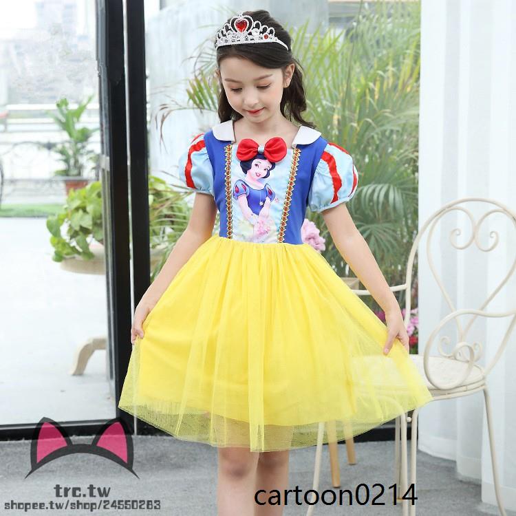 Đầm hóa trang công chúa bạch tuyết xinh xắn cho bé gái